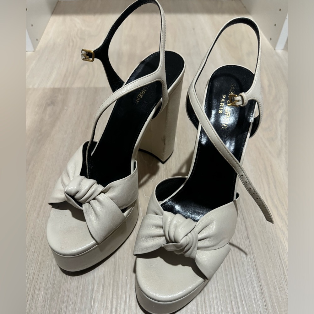 Saint Lauren Bianca Platform sandals - Picture 11 of 12